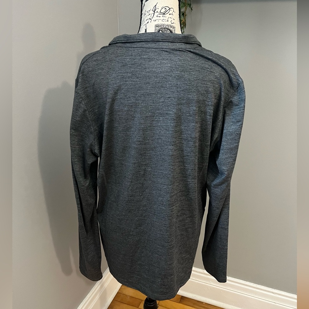 Callaway Gray Half Zip Pullover Long Sleeve - Picture 4 of 6